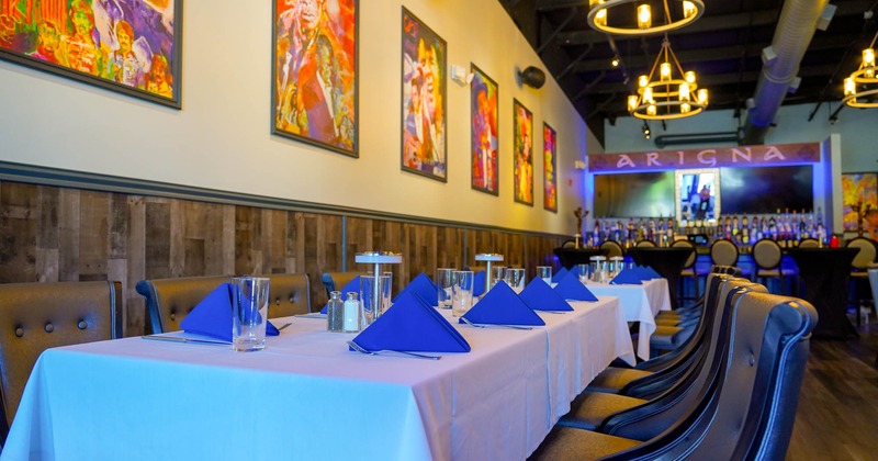 Tables ready for guests