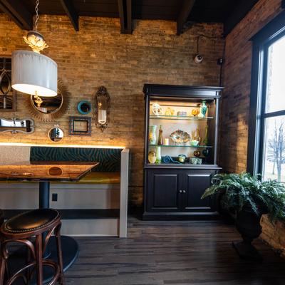 Interior space details.