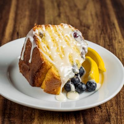 Lemon Blueberry Pound Cake.