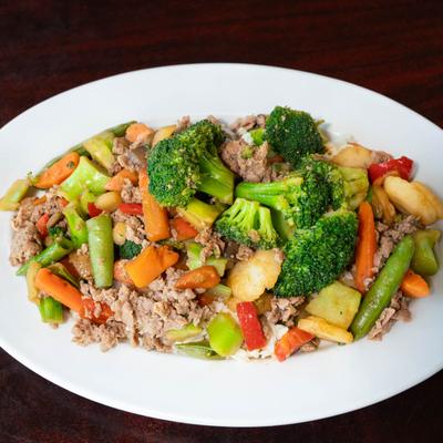Steak stir fry.
