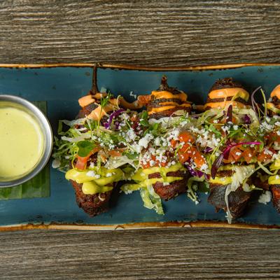 Bacon wrapped stuffed jalapenos.