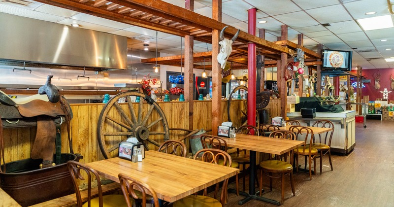 Interior seating area