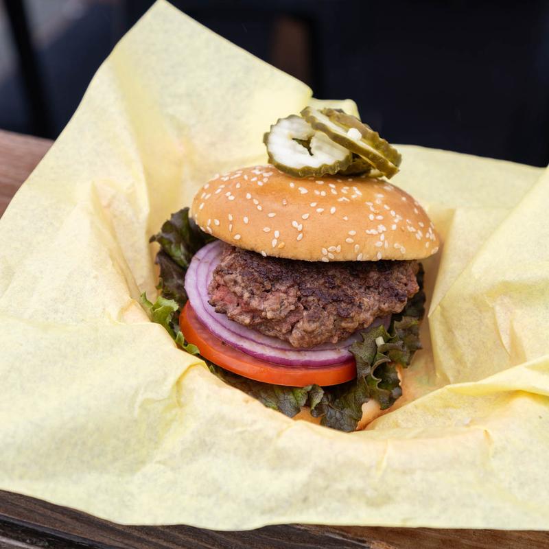 menu item 1 of 4, 1/3 lb Hamburger