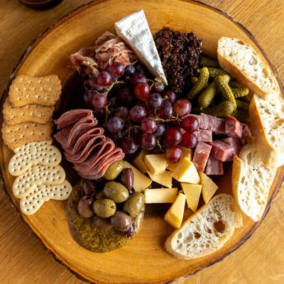 Charcuterie board.