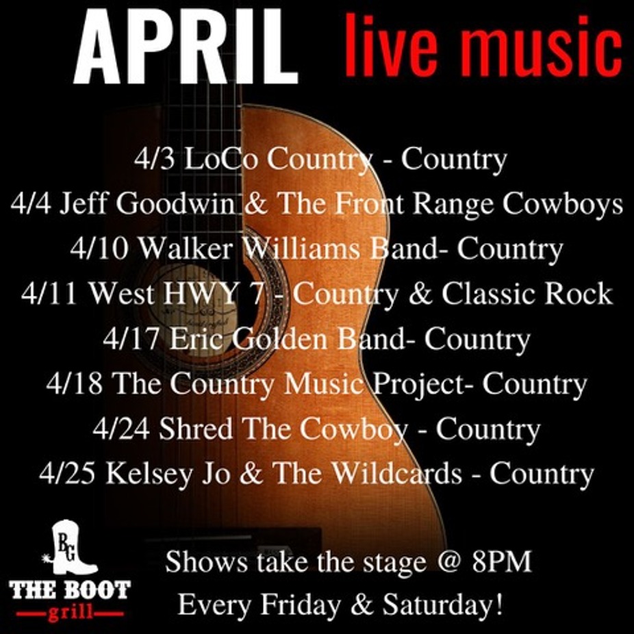 April Event Schedule event photo