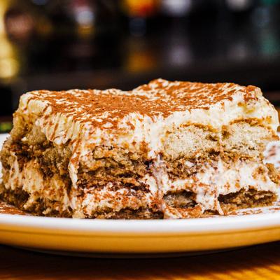 Tiramisu dessert.