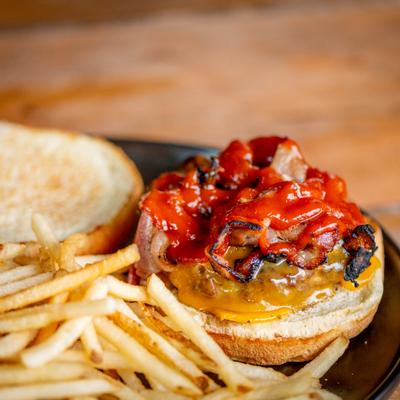 The backyard burger.