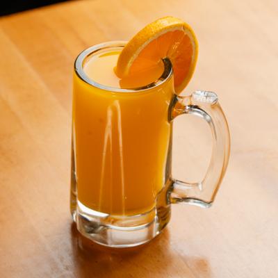 FRESH SQUEEZE ORANGE JUICE.