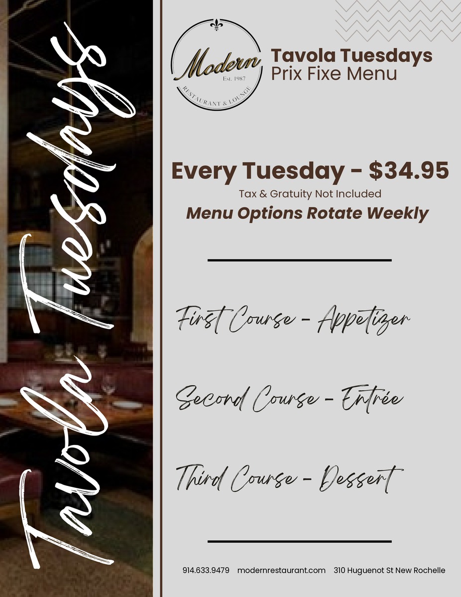 Tavola Tuesdays Prix Fixe Menu event photo