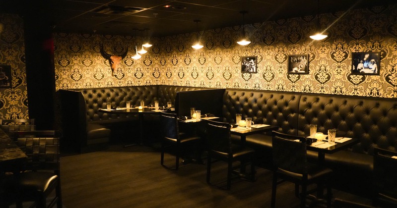 Interior, view of dining area