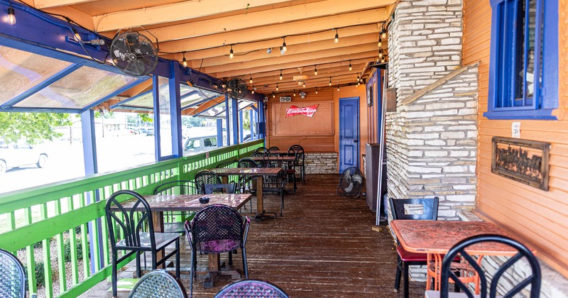 Exterior, seating place on patio