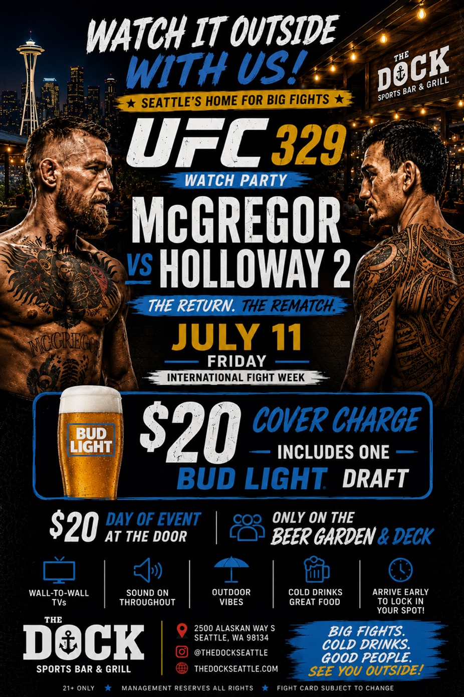 UFC 329: McGregor vs. Holloway 2 event photo