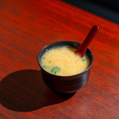 Miso soup.