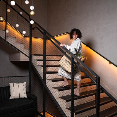 Alberta Street Coffee interior.