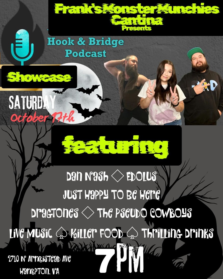 🎃🎙️ HOOK & BRIDGE PODCAST SHOWCASE 🎙️🎃 event photo