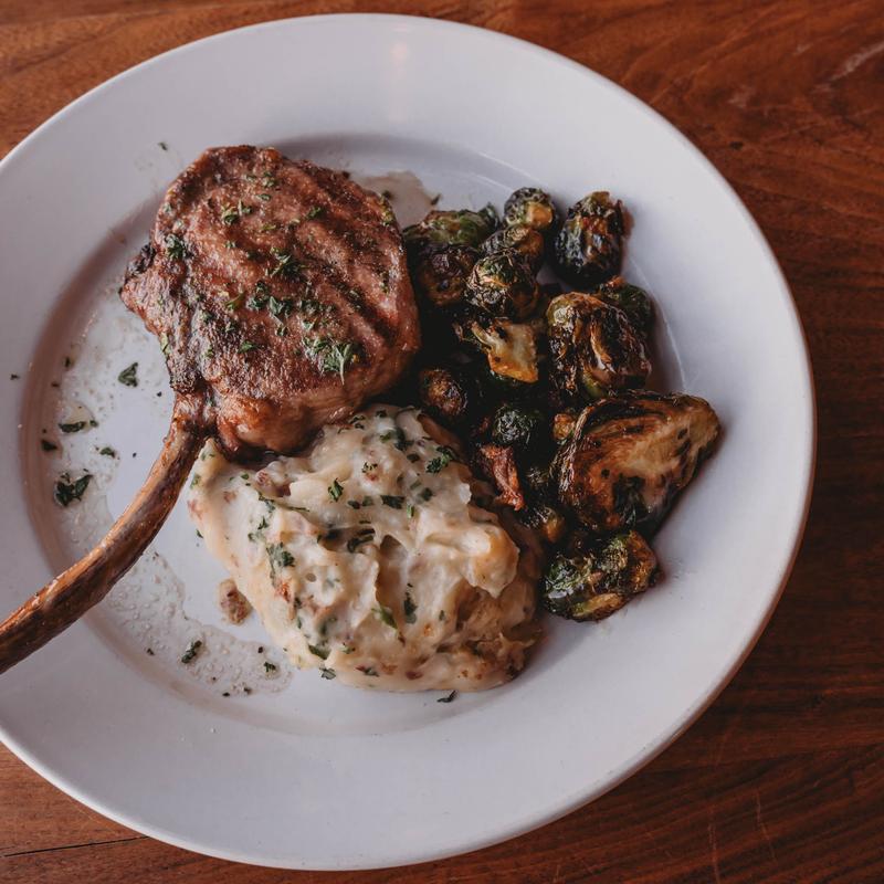 14oz  Pork Chop photo