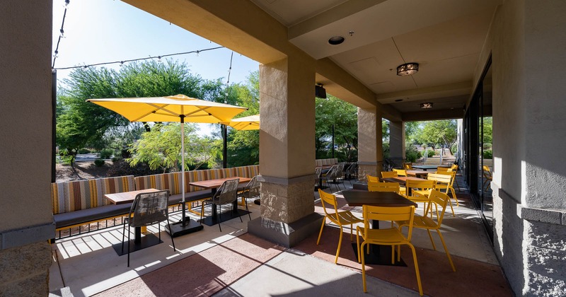 Patio, main seating area