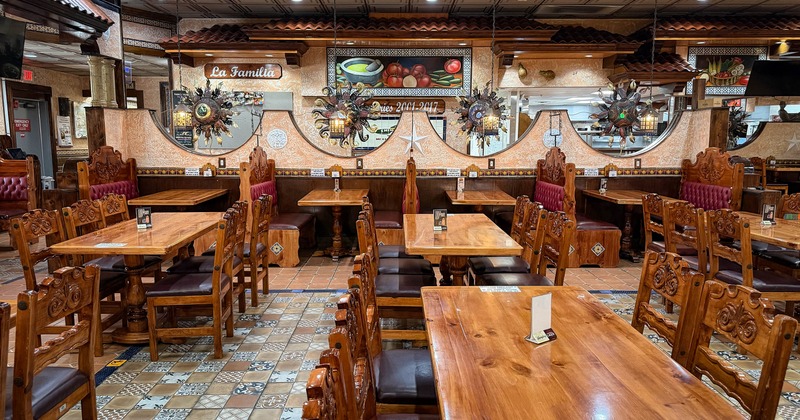 Interior, dining area