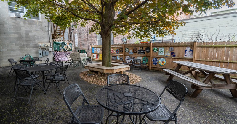 Outdoor seating area