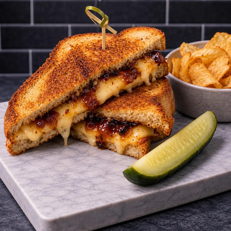 Bacon Jam & Smoked Gouda Melt photo