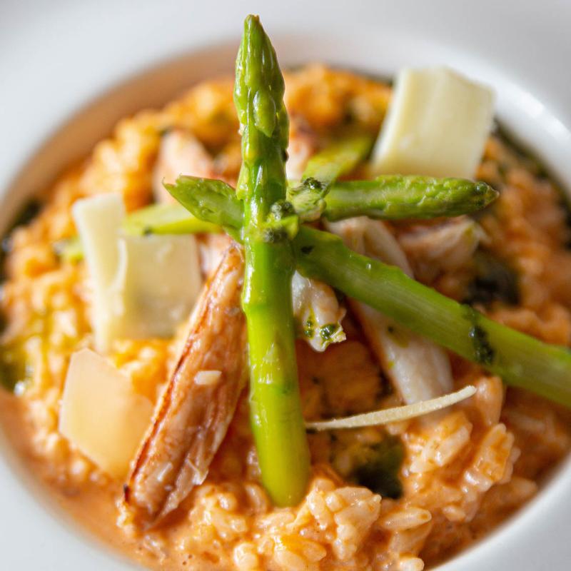 Arborio Risotto Crab & Asparagus photo