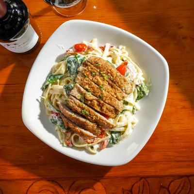 Cajun Veal Florentine.