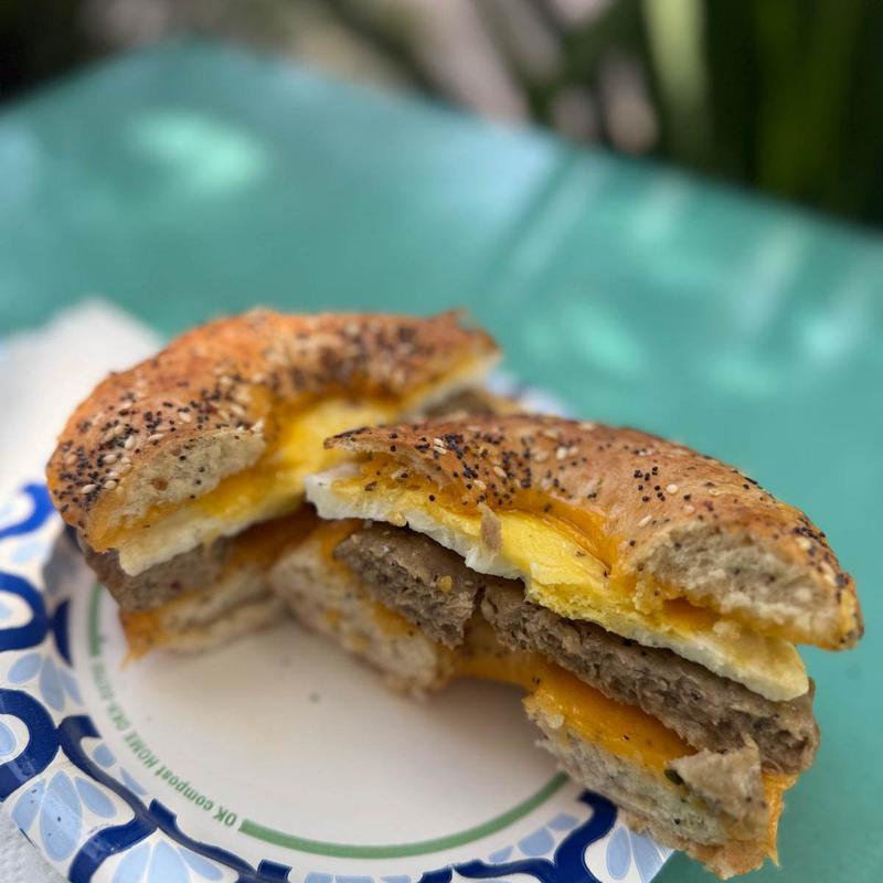 menu item 6 of 8, Cluckin' Breakfast Sandwich