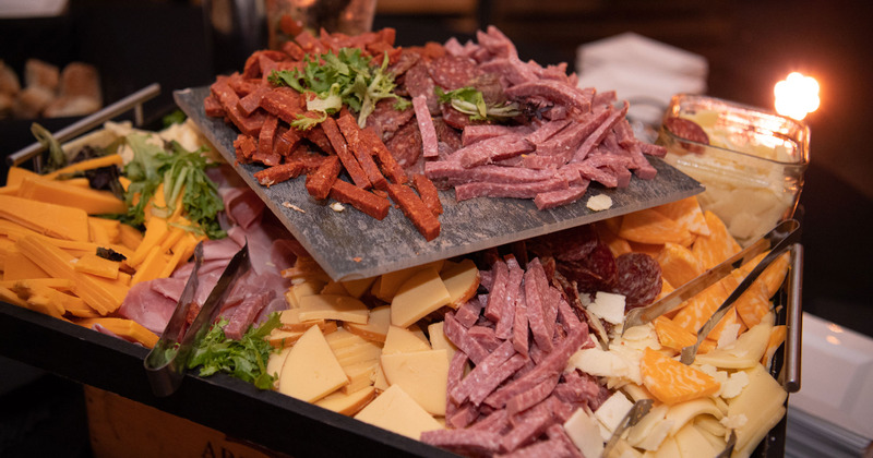 Meat and cheese platter