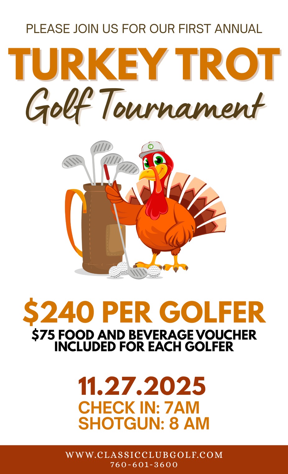 Turkey Trot Golf Tournament event photo