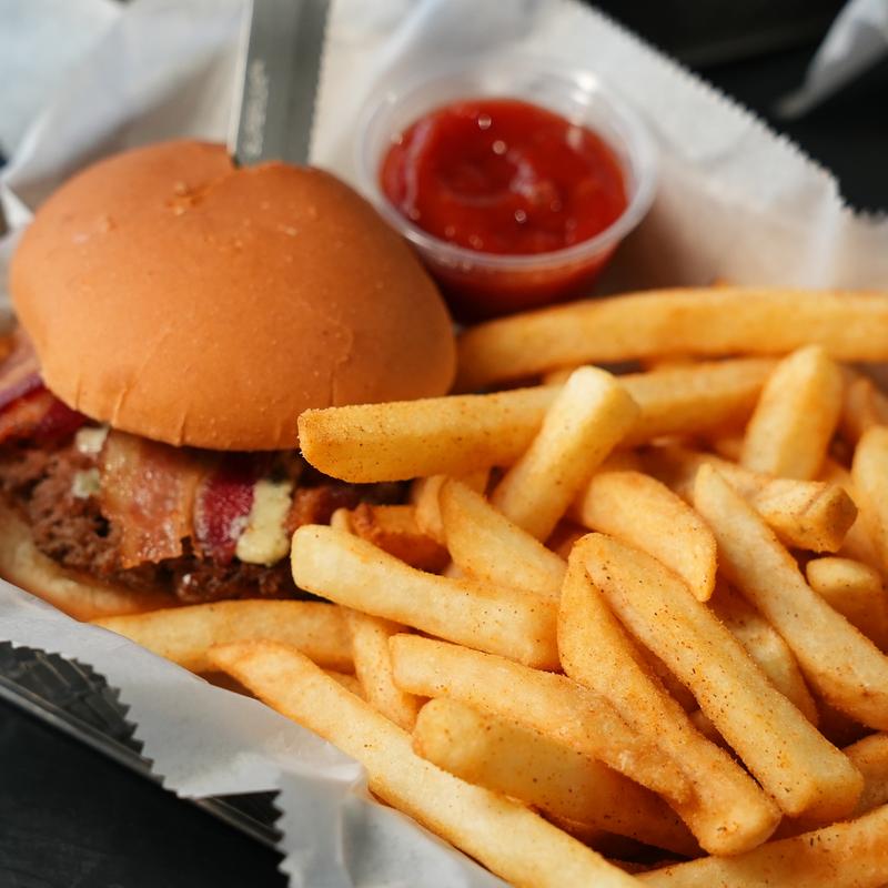 menu item 3 of 6, Bacon Blue Smashburger