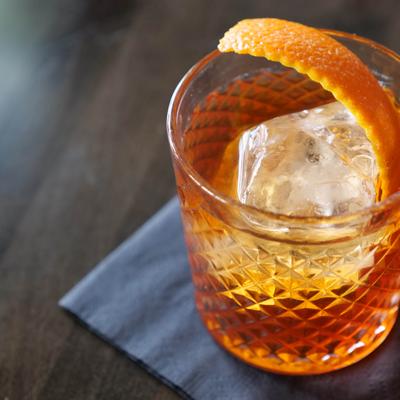 Old Fashioned cocktail.