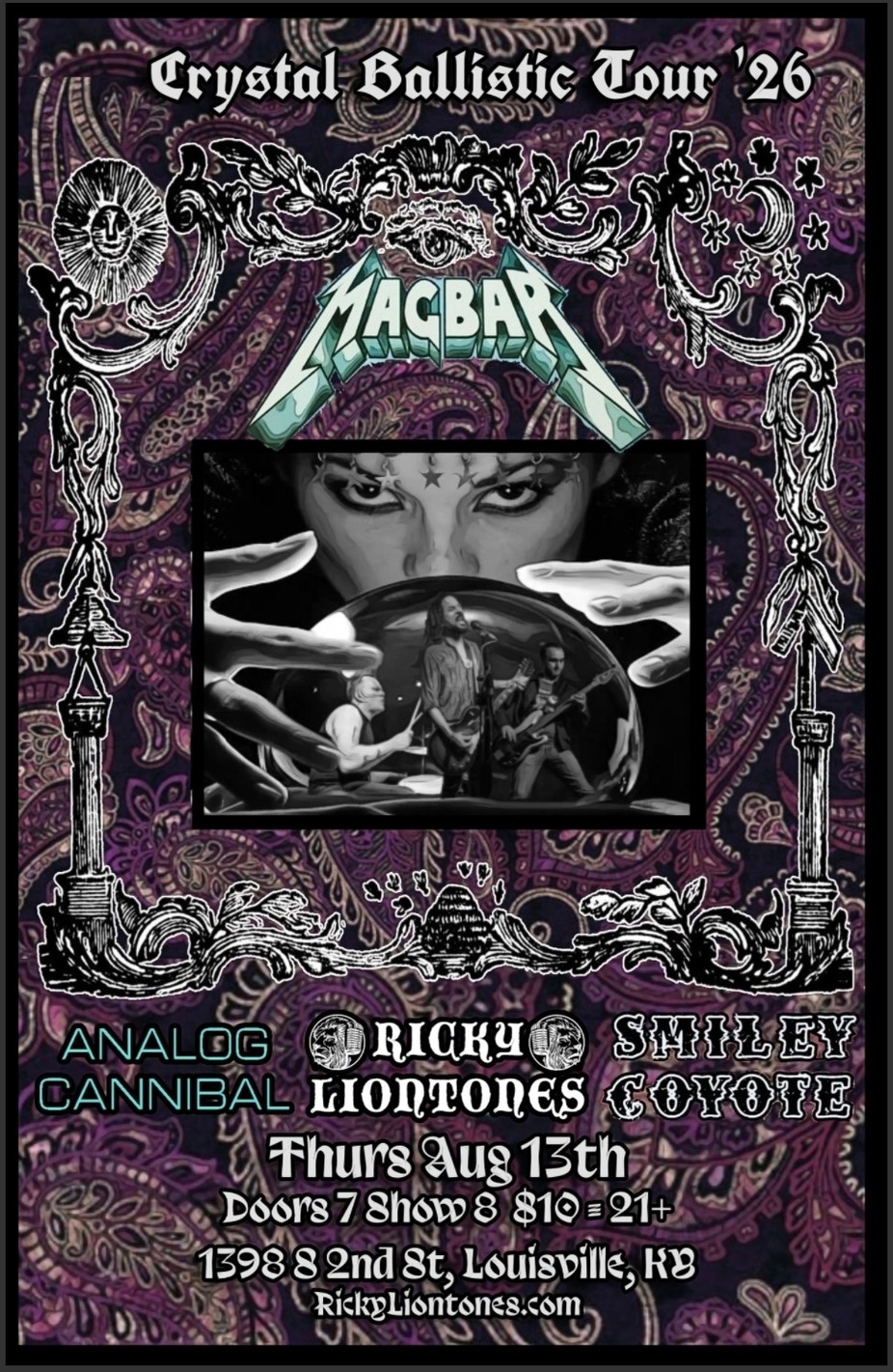Mag Bar Presents: Ricky Liontones - Smiley Coyote - Analog Cannibal event photo