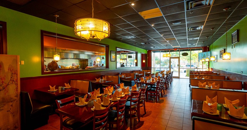 Interior, dining area