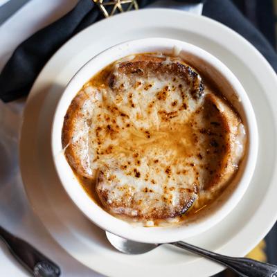 French onion soup.