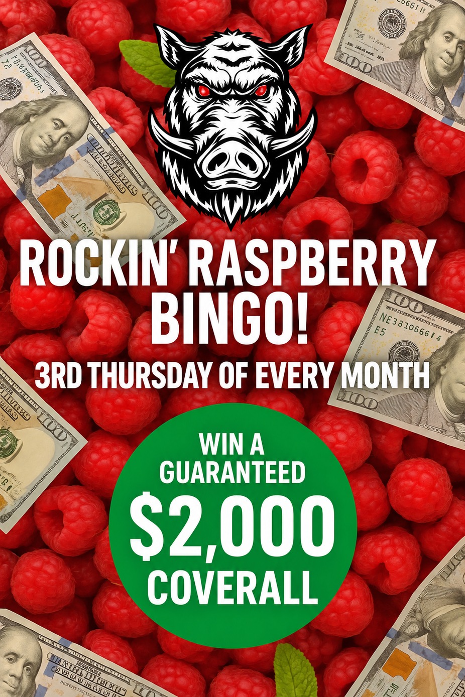 Rockin' Raspberry Bingo event photo