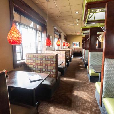 Interior, dining area.
