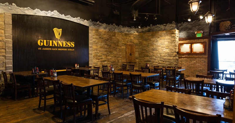 Interior, dining tables, chairs, decoration