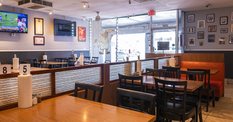 Interior, dining area