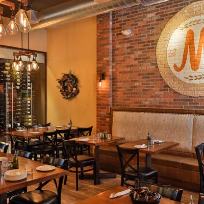 Interior, dining area.