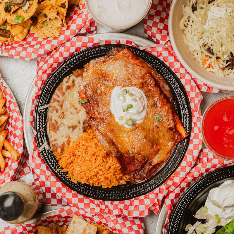 menu item 7 of 8, Enchilada