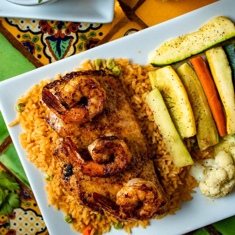 Pechuga A La Plancha Con Camaron photo