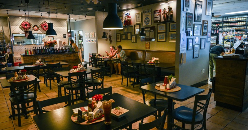 Restaurant dining area