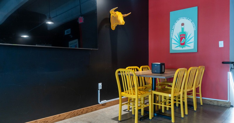 Interior seating area