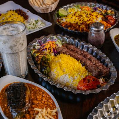 Various Persian Dishes.