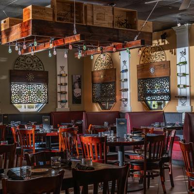 View of indoor dinning area..