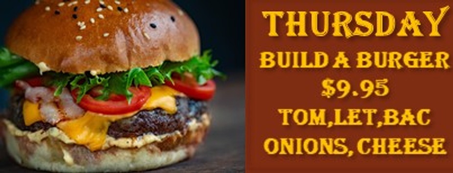 Thursday Build a Burger Special event photo