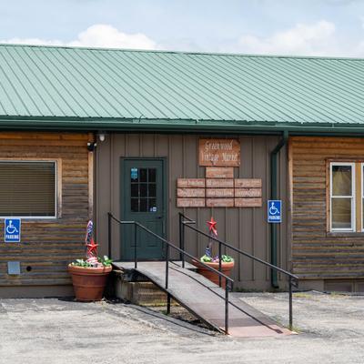 Exterior, restaurant entrance