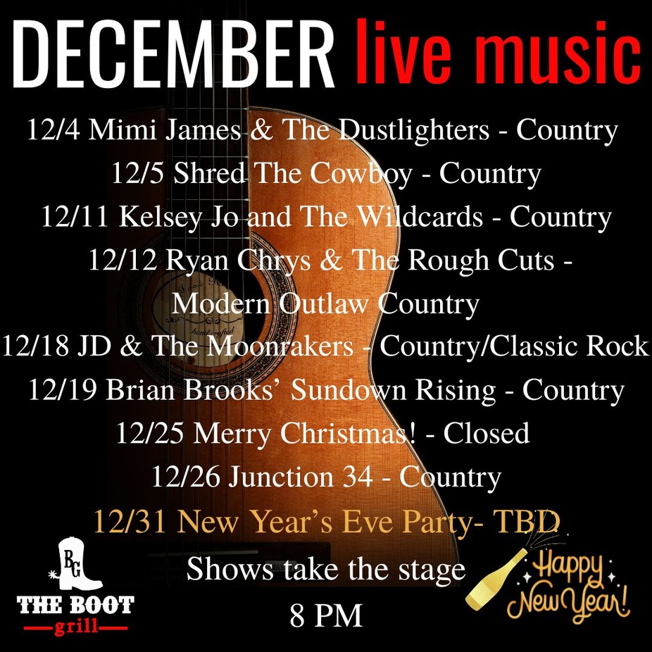 December Event Schedule event photo