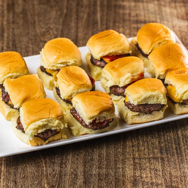 Mini Cheeseburger Sliders - Martin’s Potato Rolls photo