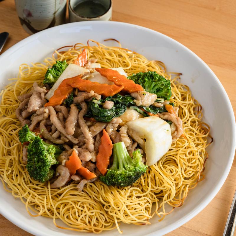 menu item 3 of 9, Crispy Hong Kong Noodle